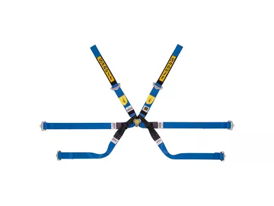 Sabelt GOLD Superformula 6 FIA8853-2016 Lightweight 6-Point Seat Belt Harness; Blue (Universal; Some Adaptation May Be Required)