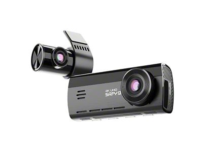 SAFY 4K AI-Powered Night Vision LCD Dash Cam; 64GB (Universal; Some Adaptation May Be Required)