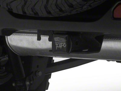 SEC10 Hitch Cover Printed Decal; FAFO Flag (Universal; Some Adaptation May Be Required)