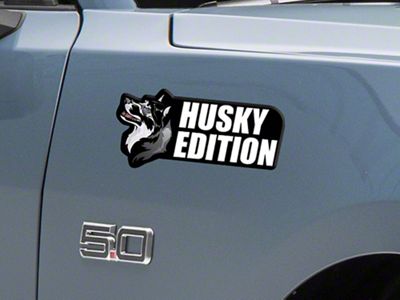 SEC10 Domed Dog Breed Printed Decal; Siberian Husky (Universal; Some Adaptation May Be Required)