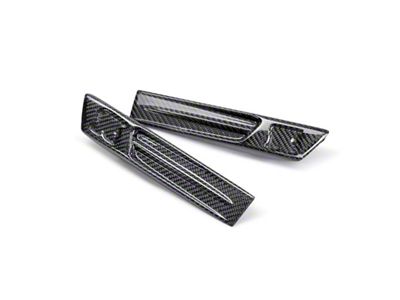 Seibon Carbon 09-10 Nissan GTR R35 Carbon Fiber Fender Duct Logos - FDL0910NSGTR