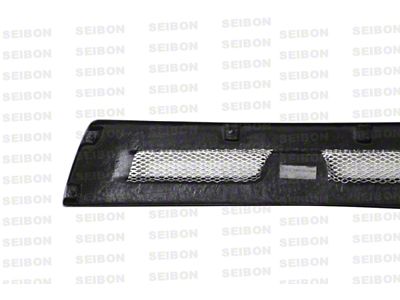 Seibon Carbon 08-12 Mitsubishi Lancer Evo X Shaved Emblem Carbon Fiber - FG0809MITEVOX-S