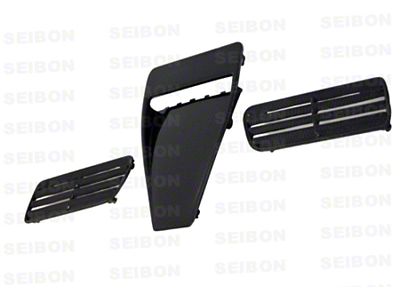 Seibon Carbon 08-09 Mitsubishi Evo X Carbon Fiber Hood Scoop - HDS0809MITEVOX-OE