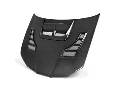 Seibon Carbon 06-07 Subaru WRX/STi CW Carbon Fiber Hood - HD0607SBIMP-CW