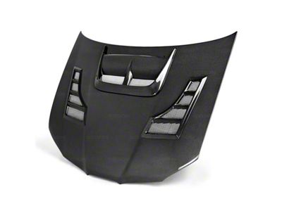 Seibon Carbon 06-07 Subaru WRX/STi CW Carbon Fiber Hood - HD0607SBIMP-CW