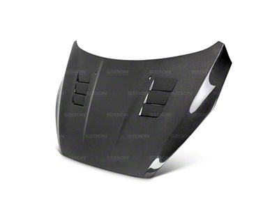 Seibon Carbon 15-16 Ford Focus TS-Style Gloss Finish Carbon Fiber Hood - HD16FDFO-TS