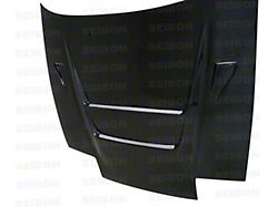 Seibon Carbon 89-94 Nissan 180SX/240SX DVII Carbon Fiber Hood - HD8994NS240-DVII