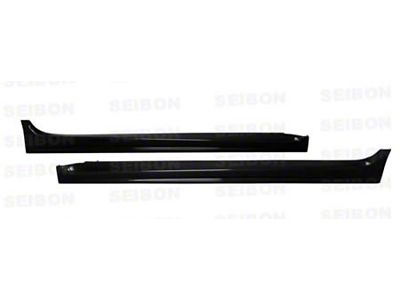 Seibon Carbon 08-09 Mitsubishi Evo X OEM-style Carbon Fiber Side Skirts - SS0809MITEVOX-OE