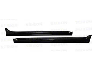 Seibon Carbon 08-09 Mitsubishi Evo X OEM-style Carbon Fiber Side Skirts - SS0809MITEVOX-OE