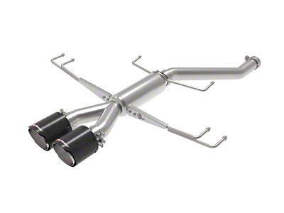AFE Takeda 2.5in 304SS Axle-Back Exhaust System 17-19 Honda Civic - 49-36626-C