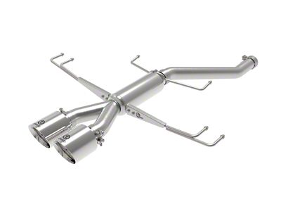 AFE Takeda 2.5in 304SS Axle-Back Exhaust System 17-19 Honda Civic - 49-36626-P