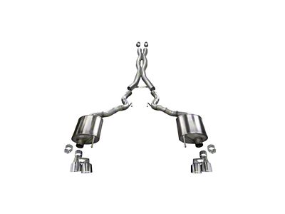 Corsa Performance 2018-2023 Ford Mustang GT Convertible Sport Cat-Back Exhaust w/ - 21047