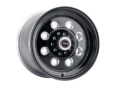 Weld Racing Black Draglite Gloss Black Wheel; 15x4; -16mm Offset