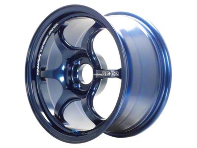 Advan RG-D2 Indigo Blue 4-Wheel Kit; 17x8.5; -10mm Offset; 6x139.7mm Bolt Pattern; 112mm Hub Bore