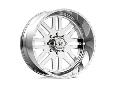 American Force 09 Liberty SS Polished 4-Wheel Kit; 26x16; -101mm Offset