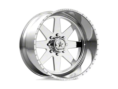 American Force 11 Independence SS Polished 4-Wheel Kit; 20x12; -40mm Offset
