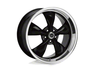 American Racing Torq Thrust M Gloss Black with Machined Lip 4-Wheel Kit; 20x10; 34mm Offset