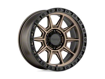 American Racing AR202 Matte Bronze with Black Lip 4-Wheel Kit; 18x9; 0mm Offset; 6x114.3mm Bolt Pattern; 72.56mm Hub Bore
