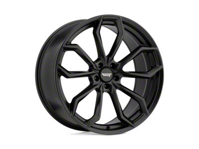 American Racing Splitter Satin Black 4-Wheel Kit; 20x10.5; 45mm Offset