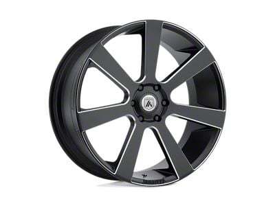 Asanti Apollo Satin Black Milled 4-Wheel Kit; 22x9; 15mm Offset