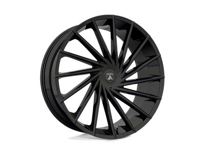 Asanti Matar Gloss Black 4-Wheel Kit; 20x8.5; 30mm Offset