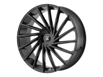Asanti Matar Gloss Black 4-Wheel Kit; 22x9; 15mm Offset