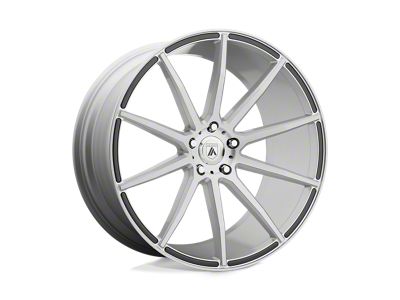 Asanti Aries Brushed Silver 4-Wheel Kit; 22x10.5; 25mm Offset