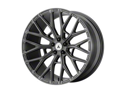 Asanti Leo Matte Graphite 4-Wheel Kit; 22x10.5; 25mm Offset