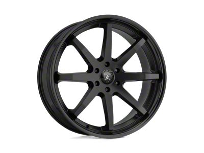 Asanti Kaiser Satin Black with Gloss Black Lip 4-Wheel Kit; 24x10; 30mm Offset; 6x139.7mm Bolt Pattern; 100.30mm Hub Bore