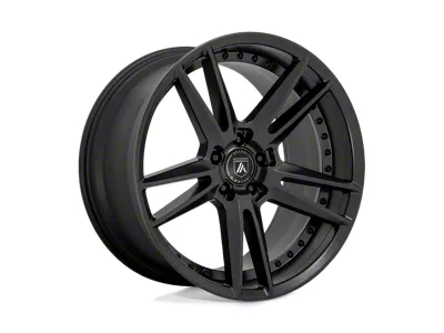 Asanti Reign Satin Black 4-Wheel Kit; 20x10.5; 38mm Offset
