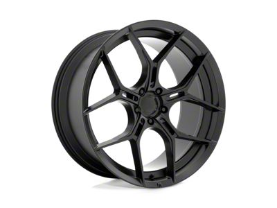 Asanti Monarch Satin Black 4-Wheel Kit; 20x9; 15mm Offset; 5x115mm Bolt Pattern; 72.56mm Hub Bore