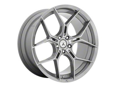 Asanti Monarch Titanium Brushed 4-Wheel Kit; 20x9; 38mm Offset; 5x114.3mm Bolt Pattern; 72.56mm Hub Bore