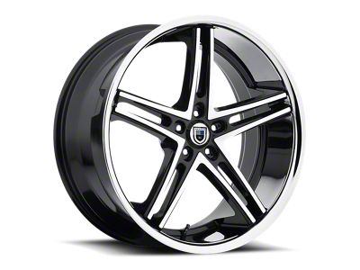 Asanti ABL-7 Machined Face with SS Lip 4-Wheel Kit; 22x10; 35mm Offset