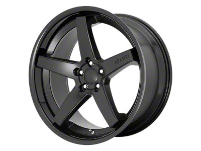 Asanti Regal Satin Black with Gloss Black Lip 4-Wheel Kit; 20x9; 15mm Offset