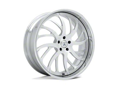 Asanti AF862 Brushed 4-Wheel Kit; Left Directional; 24x10; -20mm Offset