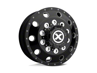 ATX Series Trex Gloss Black Milled 4-Wheel Kit; 24.5x8.25; 144mm Offset
