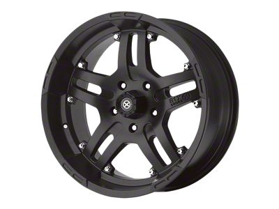 ATX Series Artillery Textured Black 4-Wheel Kit; 20x9; -12mm Offset