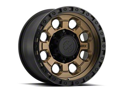 ATX Series AX201 Matte Bronze with Black Lip 4-Wheel Kit; 18x9; 35mm Offset