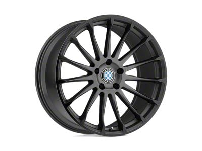Beyern Aviatic Matte Gunmetal with Gloss Black Lip 4-Wheel Kit; 19x9.5; 25mm Offset; 5x120mm Bolt Pattern; 74.10mm Hub Bore