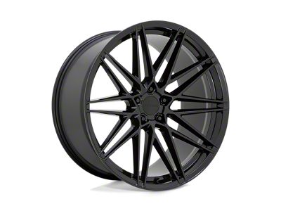 Beyern Damon Gloss Black 4-Wheel Kit; 20x10; 35mm Offset