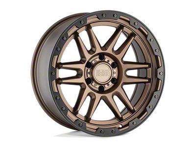 Black Rhino Apache Matte Bronze with Black Bolts 4-Wheel Kit; 18x9; -18mm Offset; 6x139.7mm Bolt Pattern; 112.10mm Hub Bore