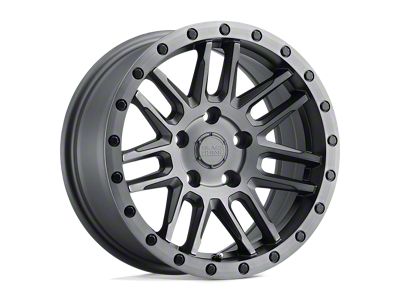 Black Rhino Arches Matte Brushed Gunmetal with Black Bolts 4-Wheel Kit; 18x8; 30mm Offset