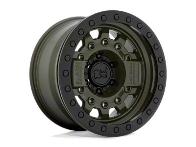 Black Rhino Avenger Beadlock Olive Drab Green 4-Wheel Kit; 17x8.5; -30mm Offset