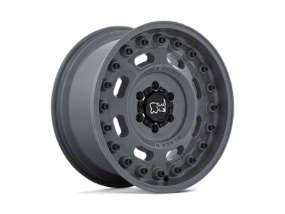 Black Rhino Axle Battleship Gray 4-Wheel Kit; 20x9.5; -18mm Offset; 8x165.1mm Bolt Pattern; 125.10mm Hub Bore