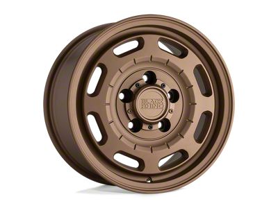 Black Rhino Bandolier Matte Bronze 4-Wheel Kit; 17x8; 38mm Offset; 6x130mm Bolt Pattern; 84.10mm Hub Bore