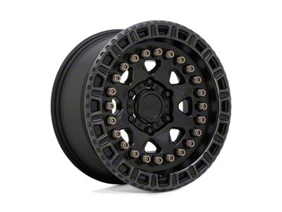 Black Rhino Carbine Matte Black with Machined Tinted Ring and Bronze Bolts 4-Wheel Kit; 20x9; 10mm Offset