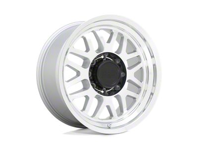 Black Rhino Delta Gloss Silver 4-Wheel Kit; 20x9.5; -18mm Offset