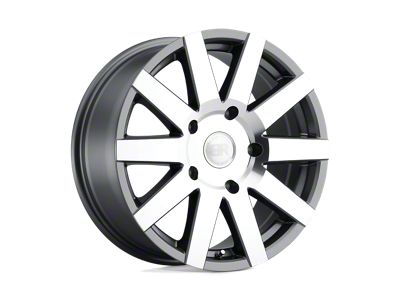 Black Rhino Journey Gloss Gunmetal with Mirror-Cut Face 4-Wheel Kit; 18x8; 48mm Offset; 6x139.7mm Bolt Pattern; 112.10mm Hub Bore