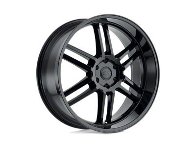 Black Rhino Katavi Gloss Black 4-Wheel Kit; 22x10; 30mm Offset; 5x127mm Bolt Pattern; 71.50mm Hub Bore