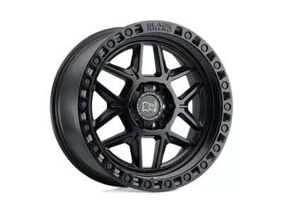 Black Rhino Kelso Matte Black 4-Wheel Kit; 17x9; 0mm Offset